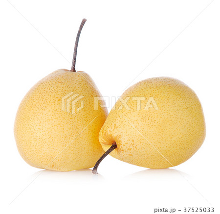 Pear fruit over white isolated background. Pear fruit over white isolated background. 37525033