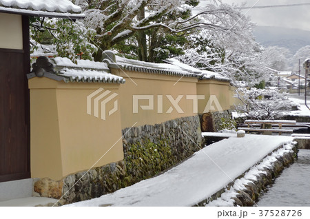 京都 社家町の雪景色 京都 社家町の雪景色 37528726