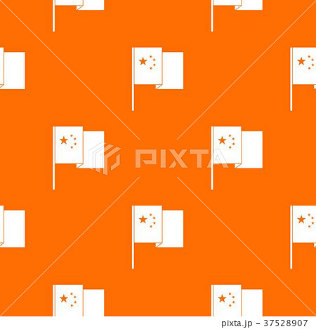 China flag pattern seamless 37528907