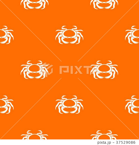 Seafood crab pattern seamless 37529086
