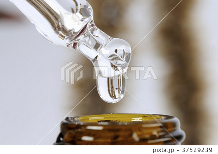 Bottle with bach flower drops, aspen (Populus tremula) 37529239