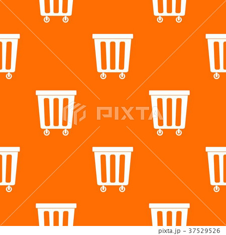 Outdoor plastic trash can pattern seamless 37529526