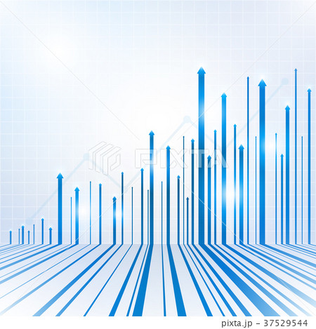 Arrow blue geometric abstract technology 37529544