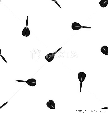 Arrow to play dart pattern seamless black 37529702