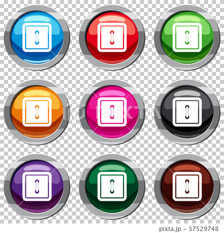 Sewn square button set 9 collection 37529748