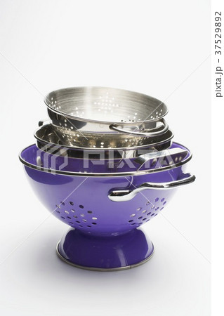 Colanders, stacked 37529892