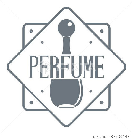 Perfume shop logo, vintage style 37530143