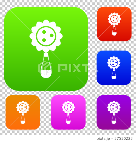 Rattle baby toy set color collection 37530223