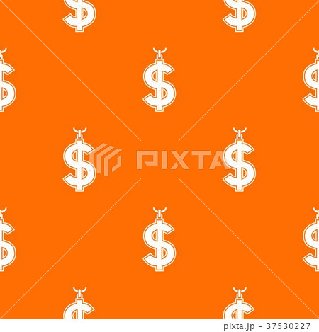 Necklace of dollar symbol pattern seamless Necklace of dollar symbol pattern seamless 37530227