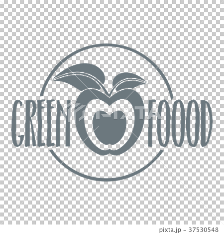 Eco food logo, vintage style 37530548