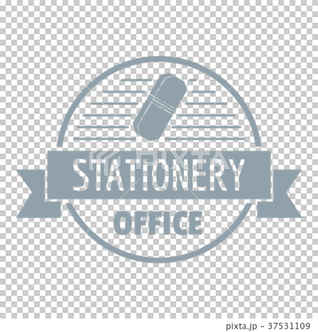 Eraser logo, simple gray style 37531109