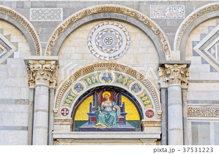 Lunette above the left door of the Duomo - Pisa 37531223