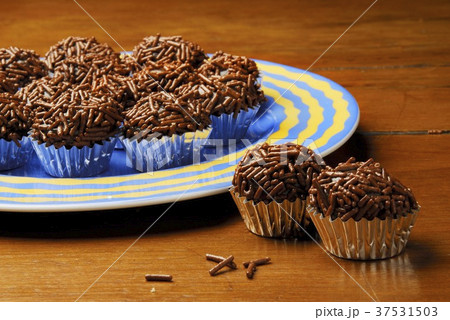 Brigadeiro (Sweets made with chocolate & condensed milk, Brazil) 37531503