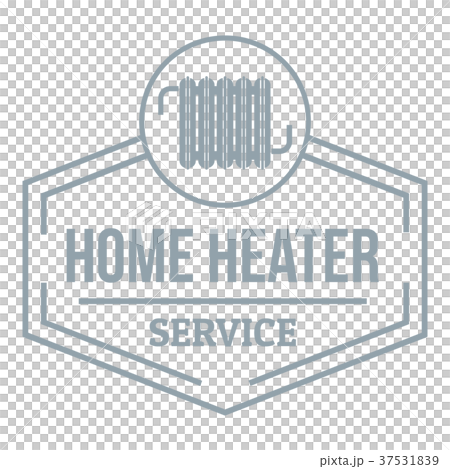 Heater logo, simple gray style - Stock Illustration [37531839] - PIXTA
