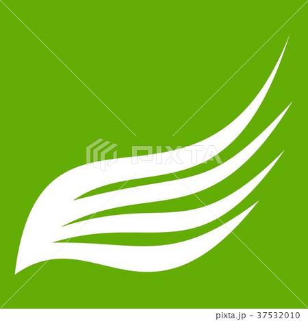 Wing icon green 37532010