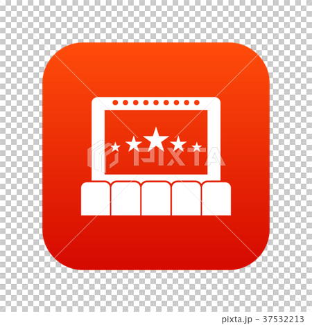 Cinema icon digital red Cinema icon digital red 37532213