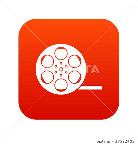 Film icon digital red Film icon digital red 37532405