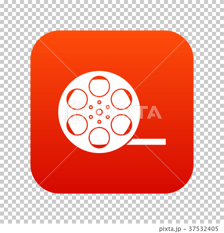 Film icon digital red Film icon digital red 37532405