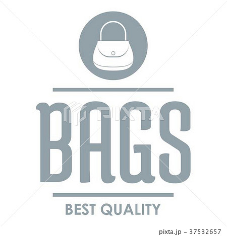 Store bags logo, simple gray style 37532657