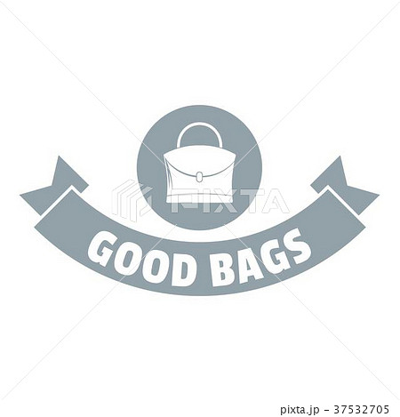 Lady bags logo, simple gray style 37532705