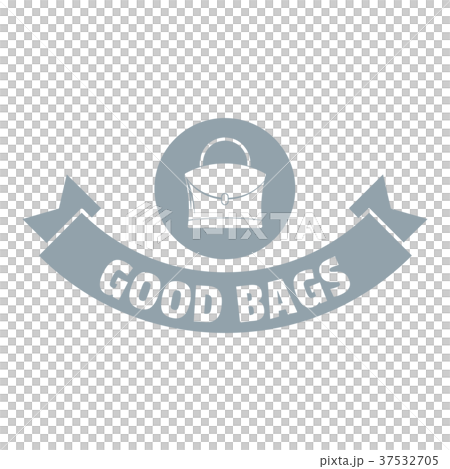 Lady bags logo, simple gray style 37532705