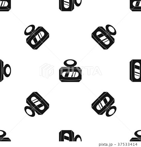 Bottle of female perfume pattern seamless black 37533414