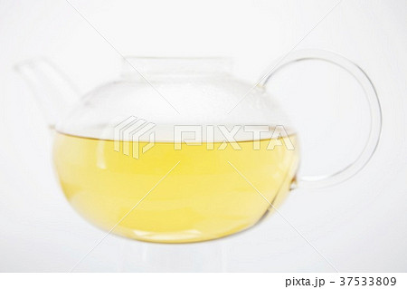Tea in glass teapot Tea in glass teapot 37533809