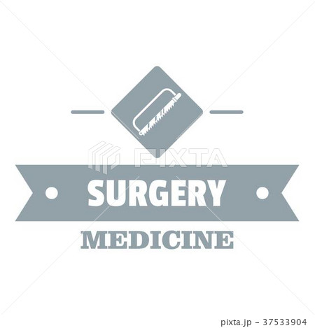 Surgery medicine logo, simple gray style Surgery medicine logo, simple gray style 37533904