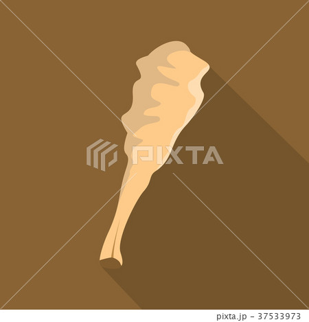 Truncheon icon, flat style 37533973