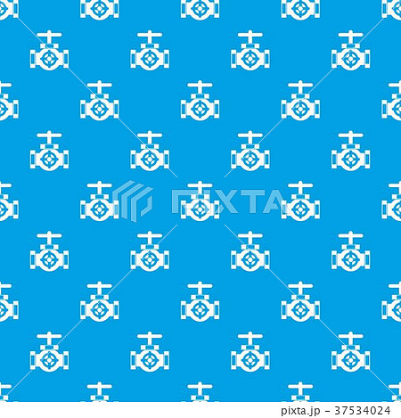 Pipe with a valves pattern seamless blue Pipe with a valves pattern seamless blue 37534024