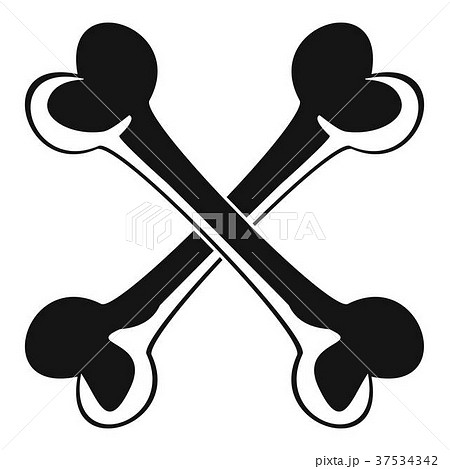 Bone icon, simple style Bone icon, simple style 37534342