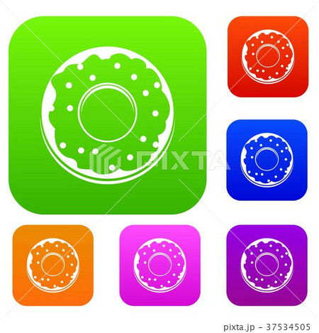 Donut set color collection Donut set color collection 37534505