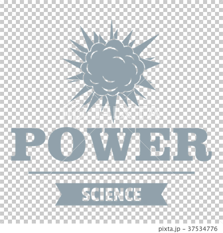 Power logo, simple gray style - Stock Illustration [37534776] - PIXTA