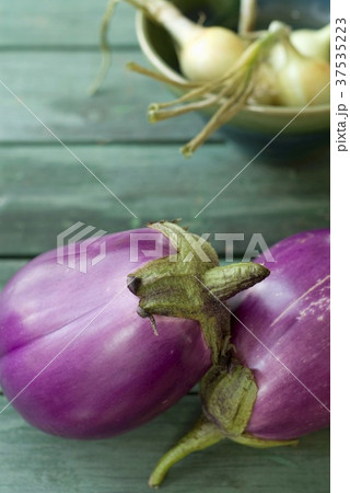Two aubergines Two aubergines 37535223