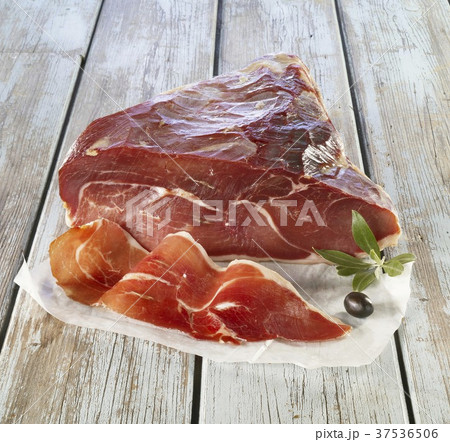 Air-cured ham, cut 37536506