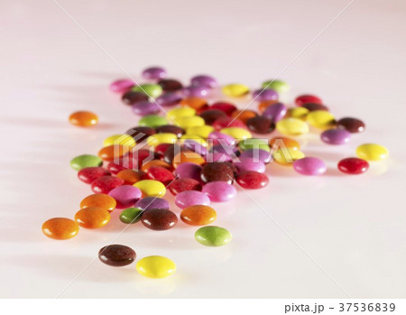 A heap of colourful Smarties A heap of colourful Smarties 37536839