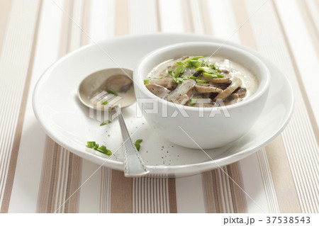 Mushrooms in a sour cream sauce Mushrooms in a sour cream sauce 37538543