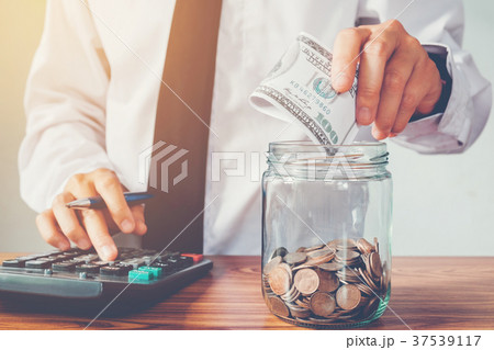 Saving money concept  37539117