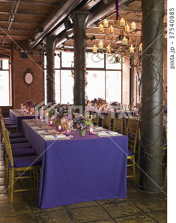 Tables Set for a Wedding Reception Tables Set for a Wedding Reception 37540985