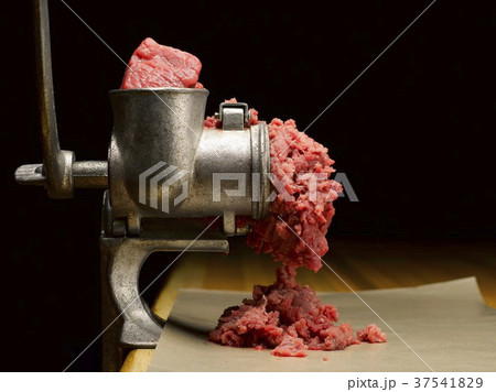 Beef in a Meat Grinder 37541829