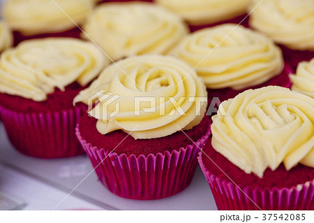 Red cupcakes Red cupcakes 37542085