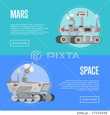 Mars exploration flyers with research rovers 37543048