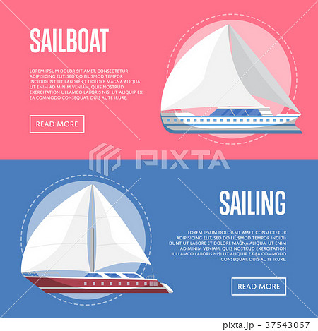 Worldwide sailing flyers with sailboats 37543067