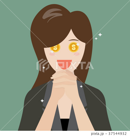 Business woman praying for money 37544932