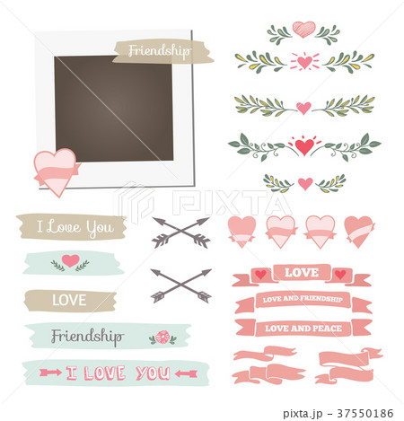 Wedding vector frame 37550186