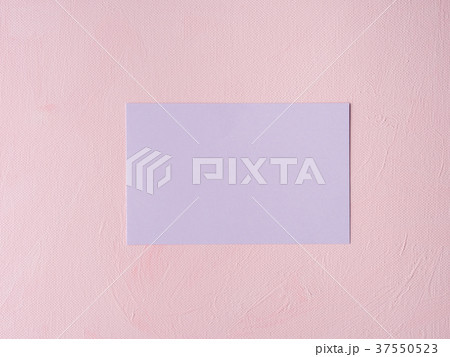 Purple pastel card on pink textured background 37550523