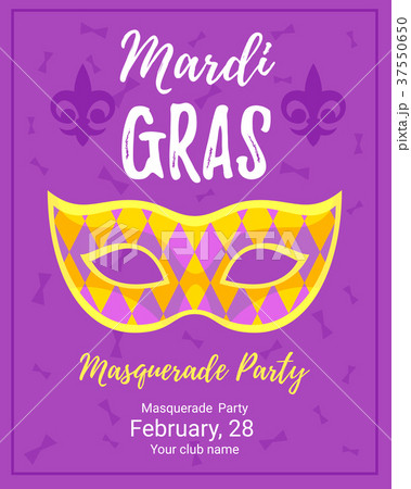 Mardi Gras poster for masquerade Mardi Gras poster for masquerade 37550650