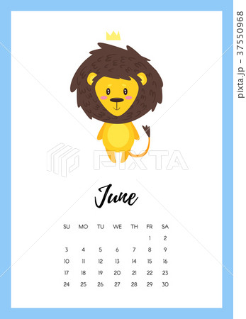 June 2018 year calendar page 37550968