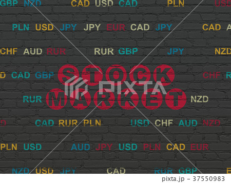 Business concept: Stock Market on wall background Business concept: Stock Market on wall background 37550983