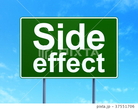 Medicine concept: Side Effect on road sign 37551706